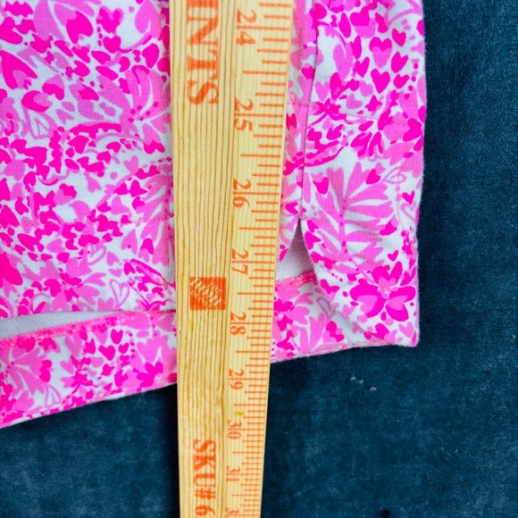Lilly Pulitzer Jorgie Romper Sz XS in Pink Shandy Invest A Gator **see pics - Picture 4 of 10